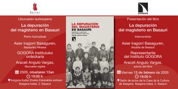 Basauri: presentación de 'La depuración del magisterio en Basauri '