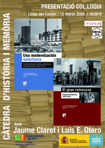 Castellón: presentación de 'El gran retroceso' y 'Una modernización autoritaria'