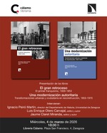 Zaragoza: presentación de 'El gran retroceso' y 'Una modernización autoritaria'