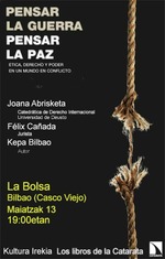 Bilbao: presentación de 'Pensar la guerra, pensar la paz'