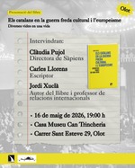 Olot: presentació del llibre 'Els catalans en la guerra freda cultural i l’europeisme'