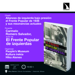 Bilbao, charla: Alianzas de izquierda bajo presión: el Frente Popular de 1936 y sus resonancias actuales