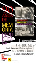León: presentación de 'El Frente Popular de izquierdas (enero-julio 1936)'