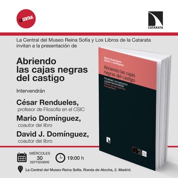 Madrid: presentación de 'Abriendo las cajas negras del castigo'