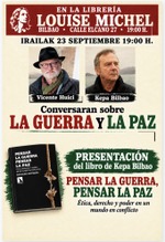 Bilbao: presentación de 'Pensar la guerra, pensar la paz'