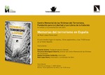 Presentación de 'Memorias del terrorismo en España'.